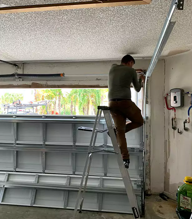 Garage Door Hinge Replacement in Cooper City, FL