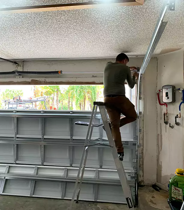 Garage Door Track Replacement in Cooper City, FL