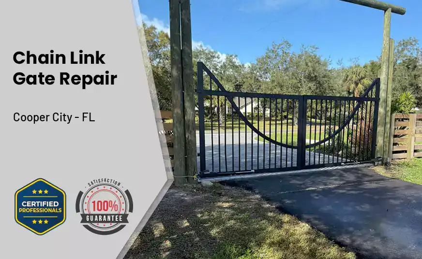Chain Link Gate Repair Cooper City - FL