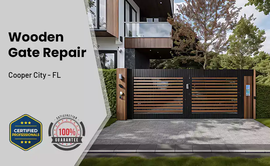Wooden Gate Repair Cooper City - FL