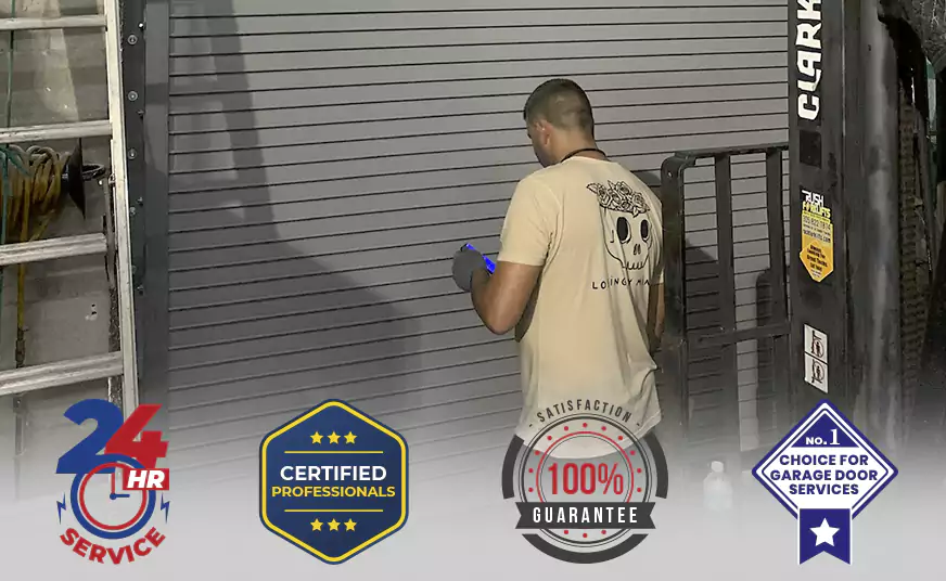 Garage Door Bottom Panel Repair in Cooper City, FL
