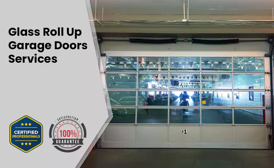 Glass Roll Up Garage Door in Cooper City, FL